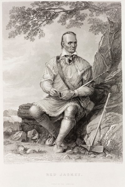 Rote Jacke, Seneca-Häuptling von Captain Seth (after) Eastman