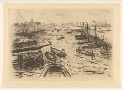Hafenansicht von Carel Nicolaas Storm van 