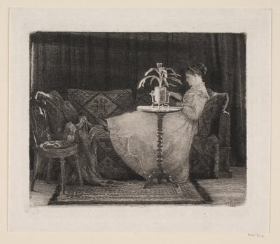 Lesende Dame von Carl Bloch