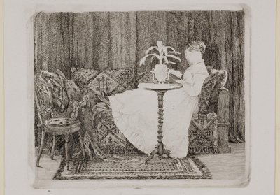 Lesende Dame von Carl Bloch