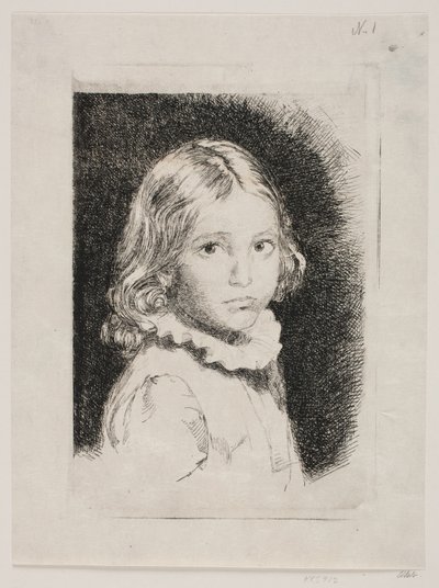 Porträt von Clara Emilie Rose Bloch von Carl Bloch