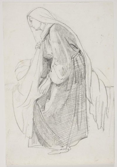 Studien zum Museumsbild "Jairi Tochter" (kms835) von Carl Bloch