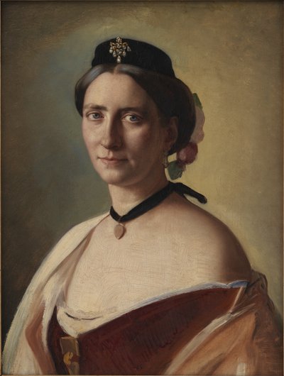 Die Frau des Künstlers, Alma Bloch, geb. Trepka von Carl Bloch