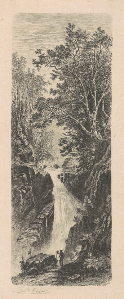 Wasserfall, Cumberland Mountains von Carl C. Brenner