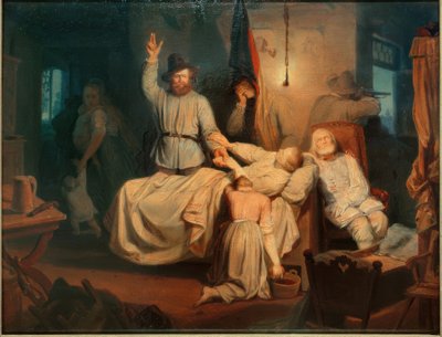 Tod eines Freiheitskämpfers von 1848 von Carl Engel von Rabenau