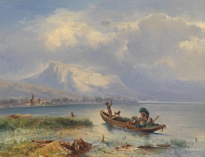 Heimkehr nach der Heuernte von Carl Franz Emanuel Haunold