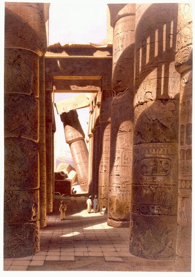 Ruinen des Tempels von Karnak von Carl Friedrich Heinrich Werner