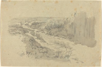 Ein Weg durch Felder bei Leipzig von Carl Gustav Carus