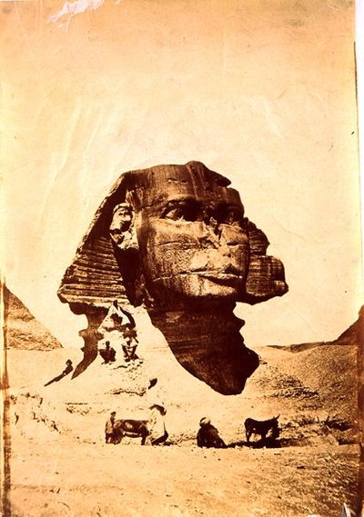 Sphinx von Gizeh (Fotografie) von Carl Haag