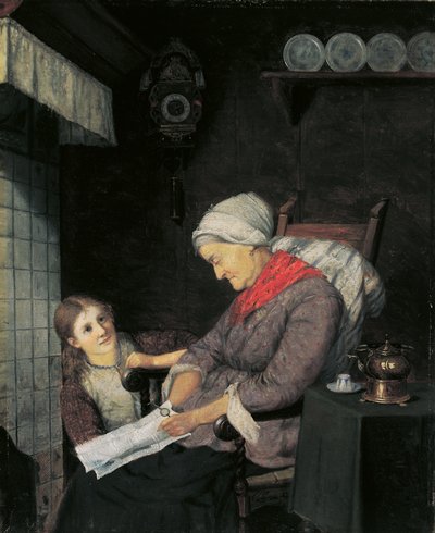 Besuch bei der Großmutter von Carl Julius Lorck