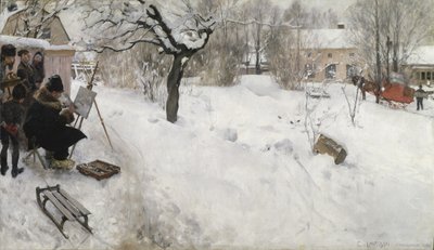 Freiluftmaler von Carl Larsson