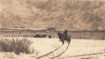 Wintertag bei Hornbæk von Carl Locher