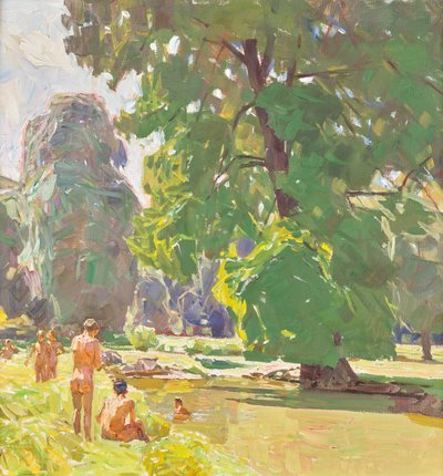 Aus dem Wiener Prater II von Carl Moll