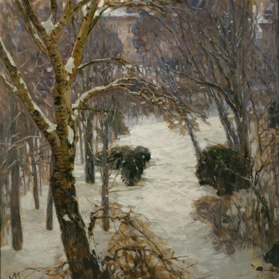 Heiligenstädter Park im Winter von Carl Moll