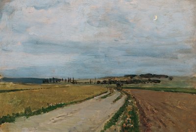 Stimmungsstudie Abend, Michelhausen (Plankenberg) von Carl Moll