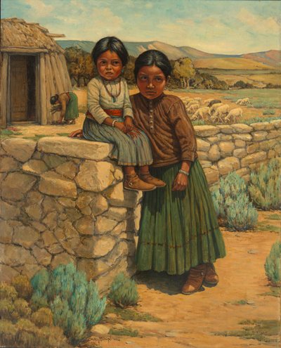 Navajo-Schwestern von Carl Moon