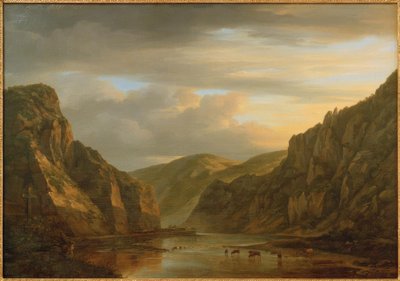 C. Morgenstern, Der Stegfels im Nahetal von Carl Morgenstern