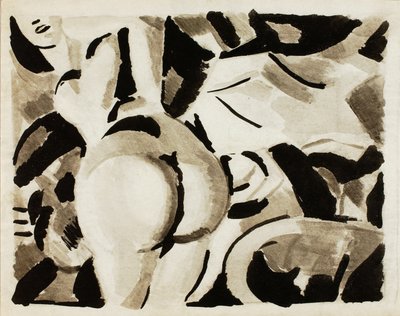 Nackte Frau, Rückansicht von Carl Newman