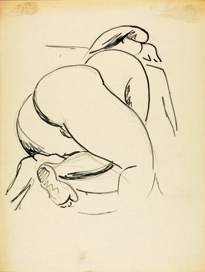 Liegender Akt von Carl Newman