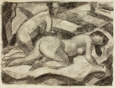 Zwei Aktfiguren von Carl Newman