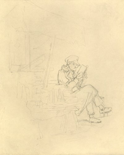 Der Antiquar, Mitte-Ende 19. Jahrhundert, ca. 1924 von Carl Spitzweg