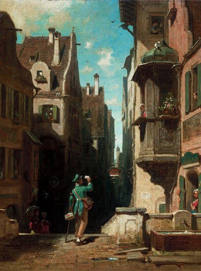 Der Postbote von Carl Spitzweg