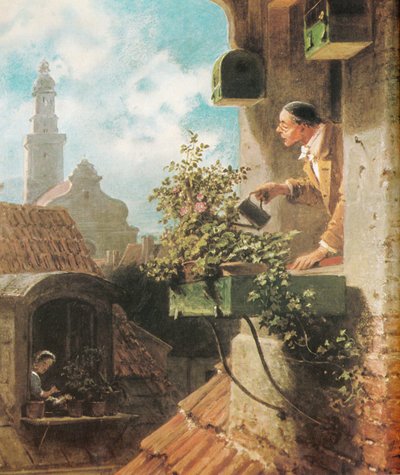 Die Dachstube von Carl Spitzweg