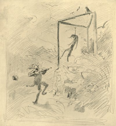 Galgenmusik, Mitte bis Ende 19. Jahrhundert, ca. 1924 von Carl Spitzweg
