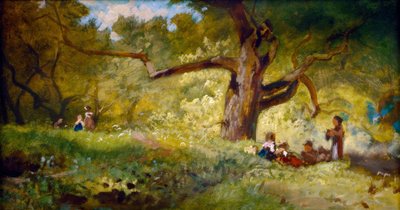 Im Walde von Carl Spitzweg