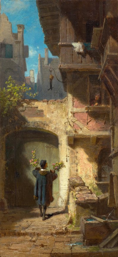 Der Wohlwollende, ca. 1860 von Carl Spitzweg