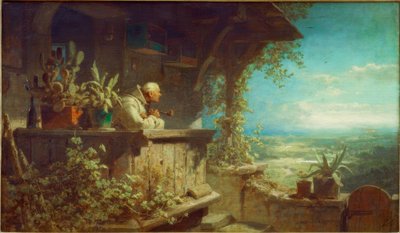 Verdächtiger Rauch von Carl Spitzweg