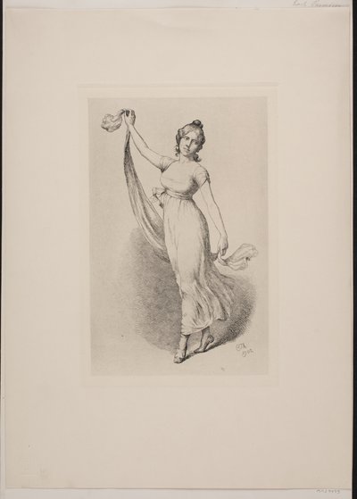 Tanzendes Mädchen von Carl Thomsen