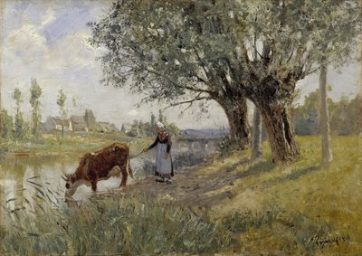 Landschaft bei Grez-sur-Loing von Carl Tragardh