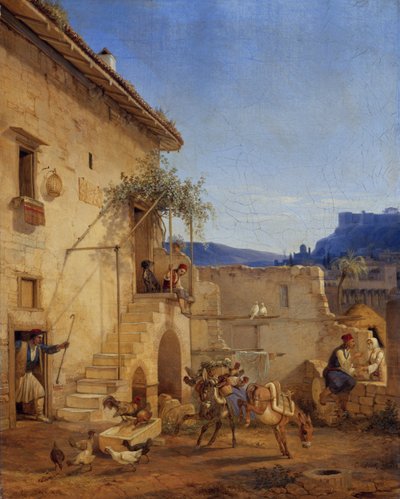 Haus in Athen von Carl Wilhelm Freiherr von Heideck