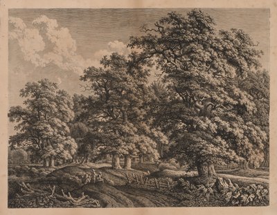 Landschaft und drei Figuren von Carl Wilhelm I Kolbe