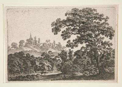 Landschaft mit Mühle von Carl Wilhelm Kolbe the elder