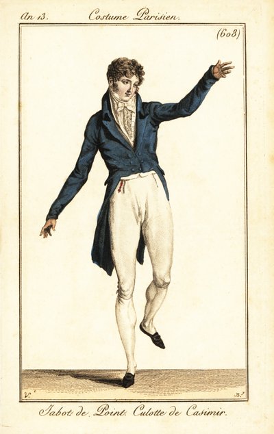 Dandy tanzt auf einem Ball, Paris von Carle (after) Vernet