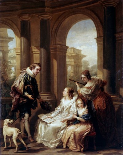 Das spanische Konzert, 1754 von Carle van Loo