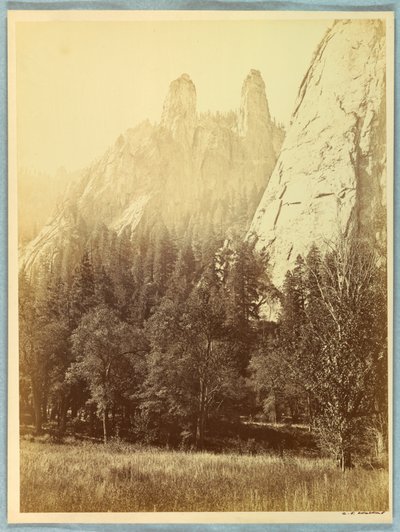 Kathedralenspitzen, Yosemite von Carleton E. Watkins