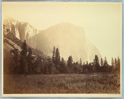 El Capitan, Yosemite von Carleton E. Watkins
