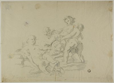 Putti Bacchanal von Carlo Amalfi