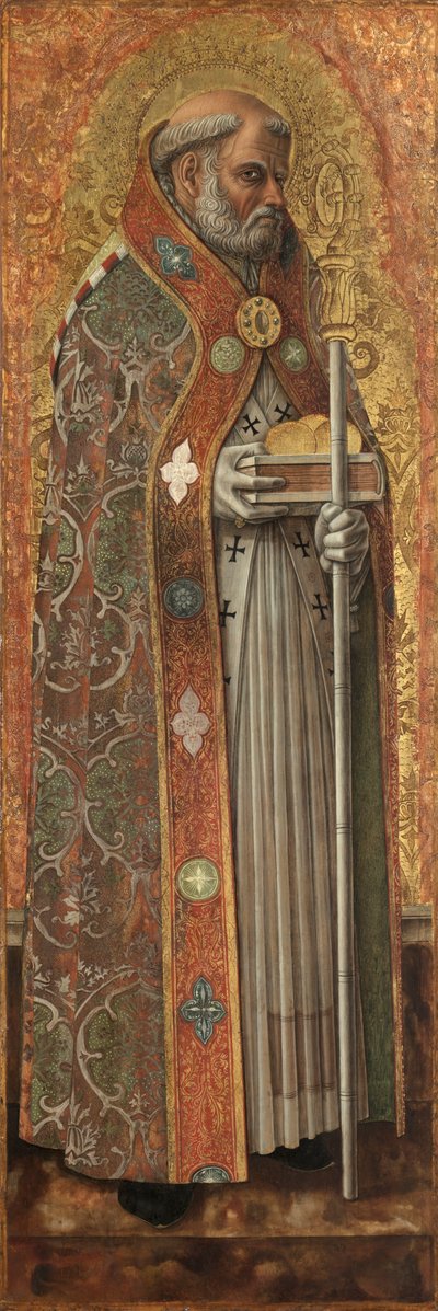 Heiliger Nikolaus von Bari von Carlo Crivelli