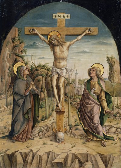 Die Kreuzigung, ca. 1487 von Carlo Crivelli