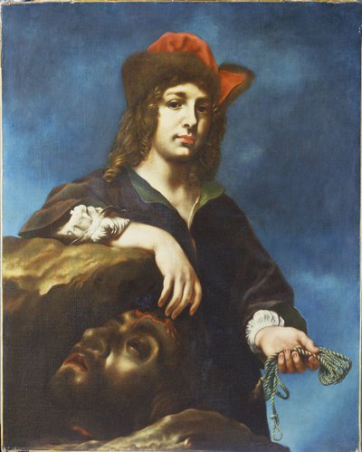 David mit dem Kopf von Goliath von Carlo Dolci
