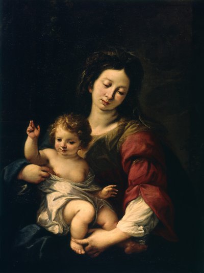 Madonna mit Kind, ca. 1620-62 von Carlo Francesco Nuvolone