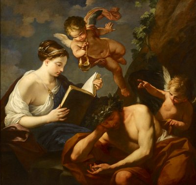 Wachsamkeit und Liebesvergessenheit von Carlo Maratta