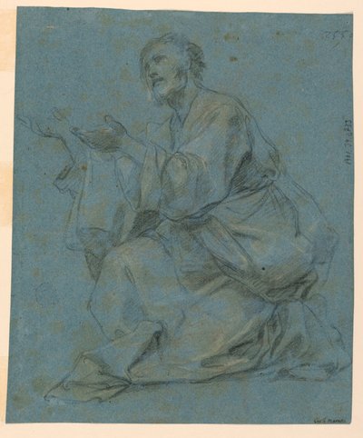Studien: Zwei sitzende Männer von Carlo Maratti