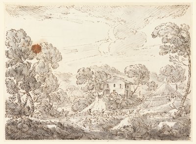 Bauernhaus in waldreicher Gegend von Carlo Marchionni