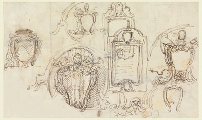 Skizzen von Carlo Marchionni