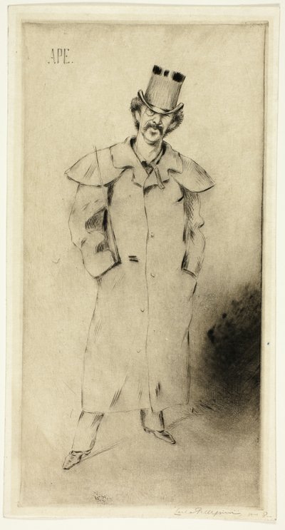 Porträt von Whistler von Carlo Pellegrini